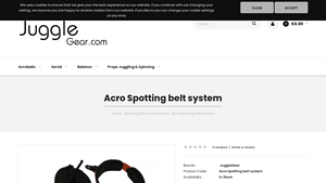 Juggle Gear - Acro Spotting Belt System