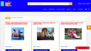 Jump and Slide - Mickey Waterslide and Bouncer Combo