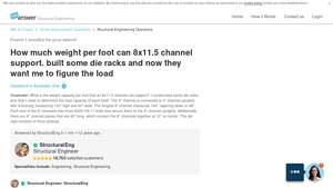 JustAnswer - C8x11.5 Channel System