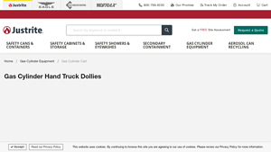 Justrite - Gas Tank Carts & Cylinder Dolly Hand Trucks