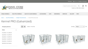 K9 Kennel Store - Kennel PRO (Galvanized)
