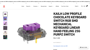 Kailh - Low Profile Chocolate Switch
