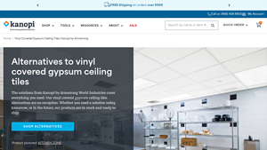 Kanopi by Armstrong - Vinyl Covered Gypsum Ceiling Tiles