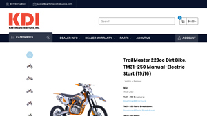 TrailMaster - 223cc Dirt Bike