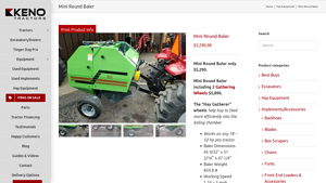 Keno Tractors - Mini Round Baler RXYK0850
