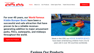 Kiddie Bumper Boats - Safe Water Attraction for Kids