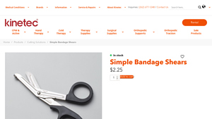 Kinetec - Simple Bandage Shears