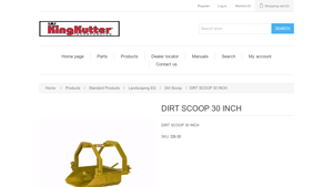 King Kutter - DIRT SCOOP 30 INCH
