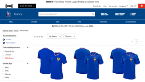 Kitbag - France Personalized Jerseys