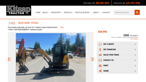 SANY - 2024 SY35U Excavator