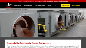 Komar Industries - Auger Compactors
