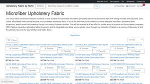 KOVI Fabrics - Microfiber Upholstery Fabric