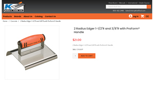 Kraft Tool Co - Radius Edger Set