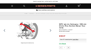 SPC - Rear Adjustable Toe Kit