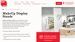 KSF Global - Makeup Display Stands