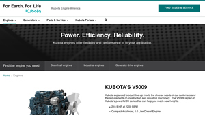 Kubota - V5009 Compact Diesel Engine