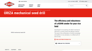 Kuhn - ORIZA Mechanical Seed Drill