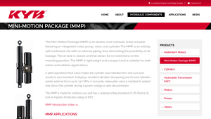 Kyb Fluid Power - Mini-Motion Package