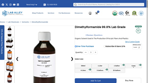 Lab Alley - Dimethylformamide 99.8% Lab Grade