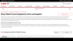 LabX - Tablet Presses