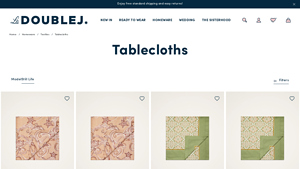 La DoubleJ - Medium Tablecloth Cosmos Dusty Pink