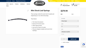Landrum - Mini Stock Leaf Springs