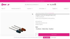 Lansa - Rubber Cone Grinding Wheel