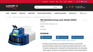 LaserStar - iWeld Jewelry Benchtop Laser Welder 60W