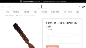 Latched & Hooked - 2 Toned Ombre Braiding Hair