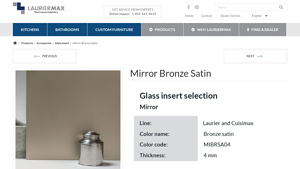 Laurier Max - Mirror Bronze Satin