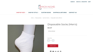 Laymon Hughes - Disposable Socks (Men's)