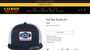 Layrite - Full Tank Trucker Hat