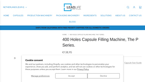 LeadLife - P Series Capsule Filling Machine