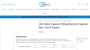 Lead Life Health - P Series Manual Capsule Filling Machine