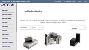 Lead Shielding - Custom Lead Bricks and Blocks