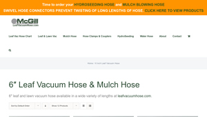 Flexadux - 6 Inch Leaf Vacuum Hose