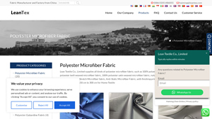 Lean Textile Co. - Polyester Microfiber Fabrics