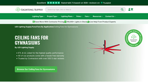 LED Lighting Supply - Ceiling Fans for Gymnasiums