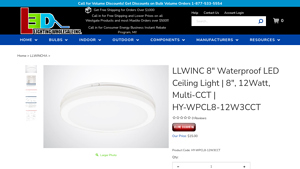 LLWINC - 8 Waterproof LED Ceiling Light