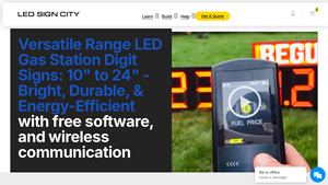 LedSignCity - Versatile LED Gas Station Digit Signs