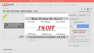 LED Supply - 24V LED Strip Light with Nichia 757 Diodes