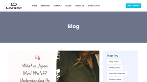 Leedon Watch - Japan Movt Timepieces