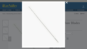 Lee Valley Tools - Spiral Fret-Saw Blades