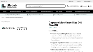 Life Lab Supplements - Capsule Machines Size 0 & 00