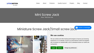 Lifting Motion - Mini Screw Jack