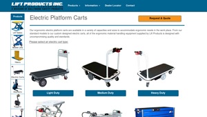 Lift Products - Electric Platform Carts