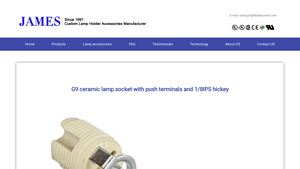 LightbulbSocket - G9 Ceramic Lamp Socket