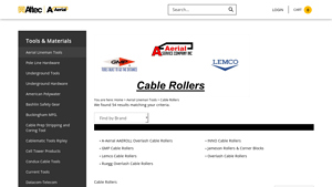 Linemen Tools - Aerial Cable Rollers