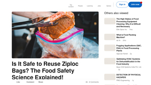 Ziploc - Safe Reuse Guidelines