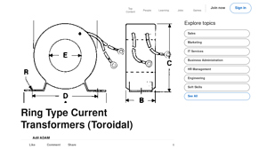 LinkedIn - Ring Type Current Transformers
